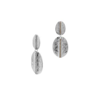 The Taner Silver Gold Earrings