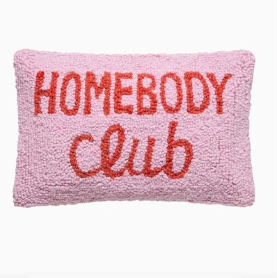 Homebody Club Hook Pillow