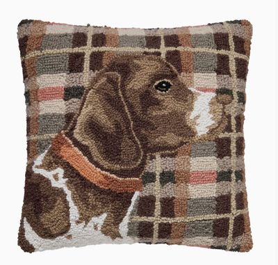 Hunting Dog Hook Pillow