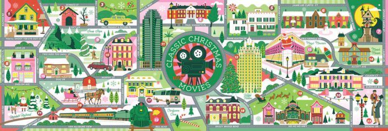 Classic Christmas Movie Map