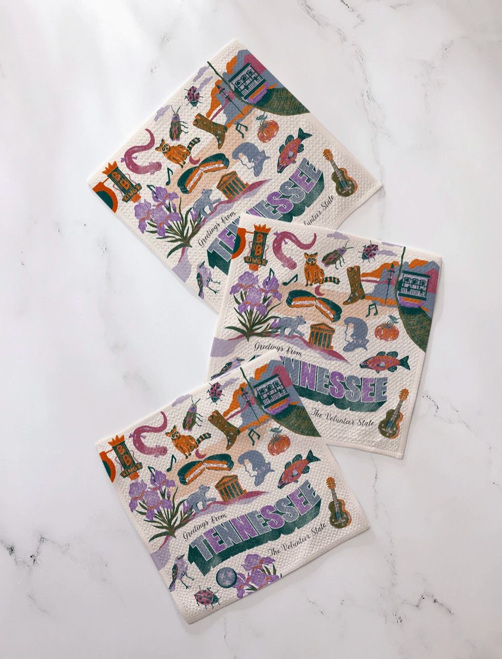 Greetings from Tennessee Dishcloth Set