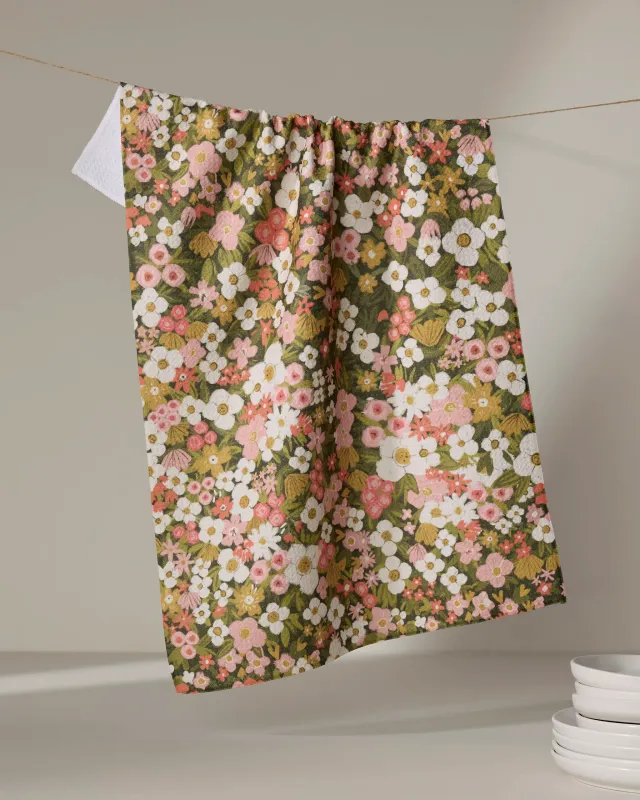 Gilded Garden Tea Towel