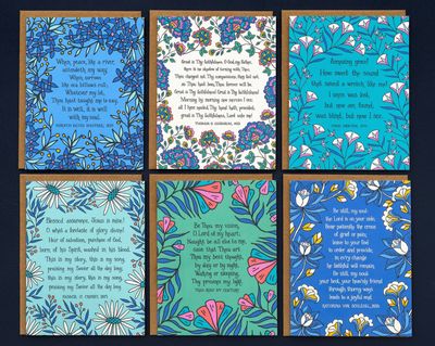 Hymn Greeting Card Pack of 6