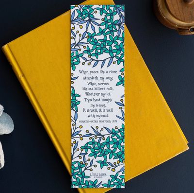 It is Well Hymn Bookmark