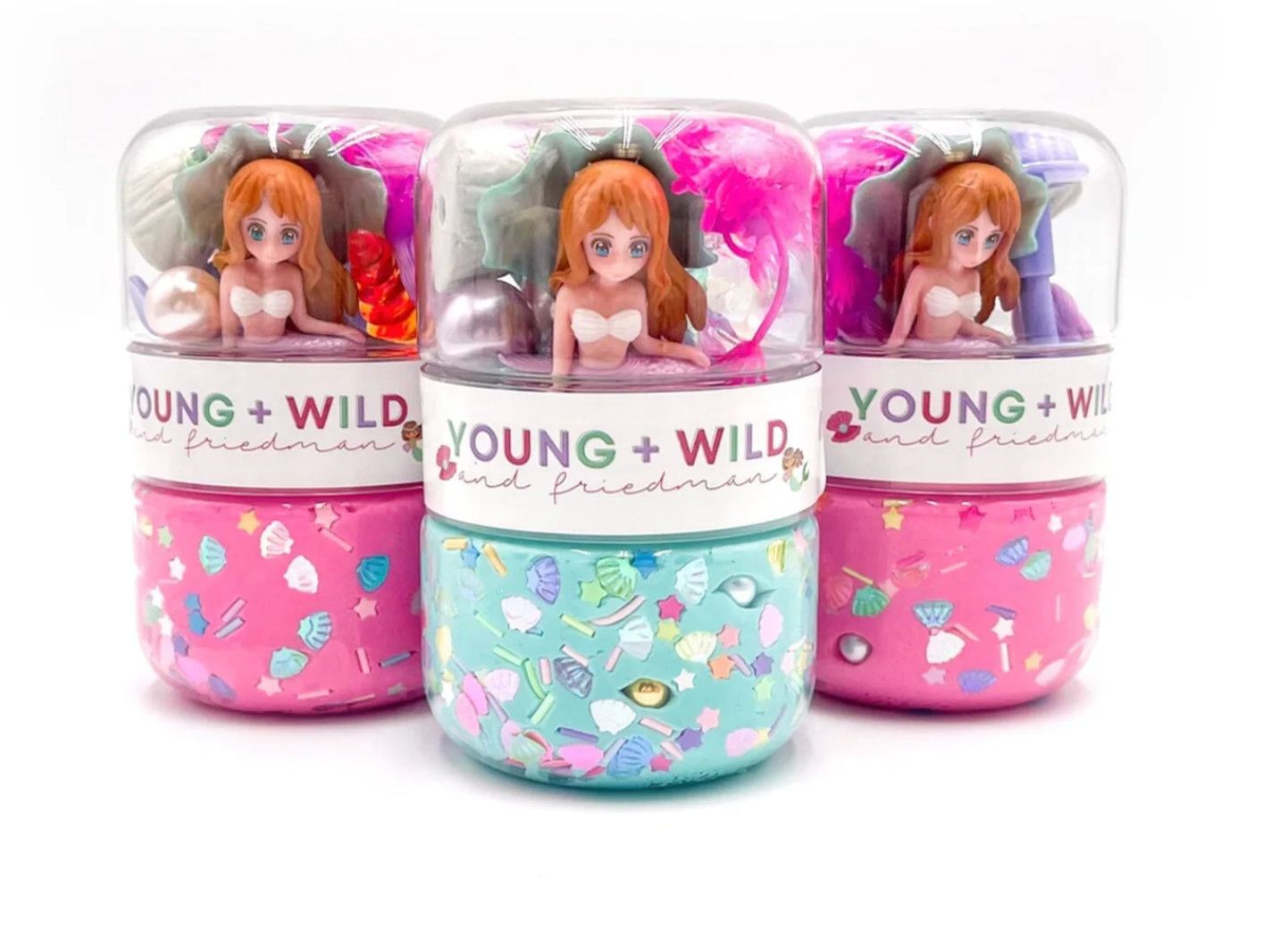 Young + Wild and Friedman Grab &amp; Go Dough Jar | Mermaid