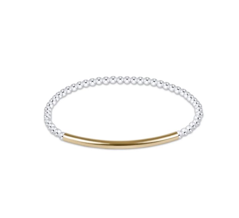 Enewton Bliss Bar Smooth Mixed Metal 3mm Bracelet