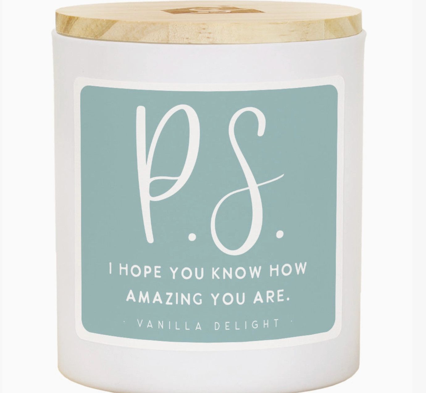 PS Hope You Know 2 Wick Candle | Vanilla Delight Scent