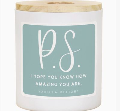 PS Hope You Know 2 Wick Candle | Vanilla Delight Scent