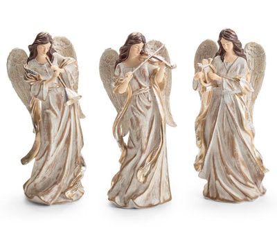 Instrument Angel Figurine | Harp