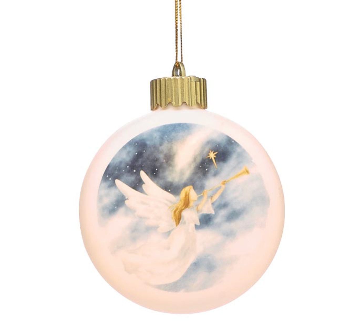 Lighted Flying Angel Ornament