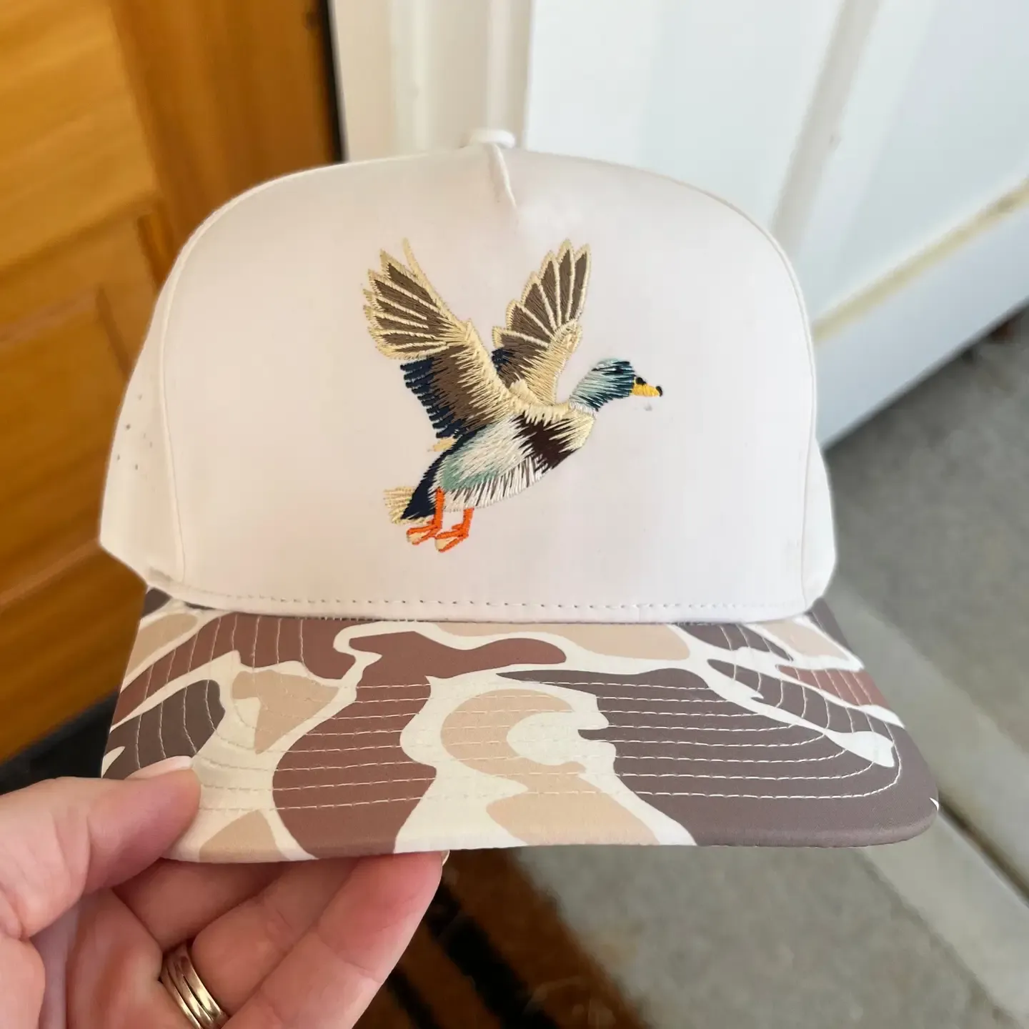 Duck Embroidered Hat