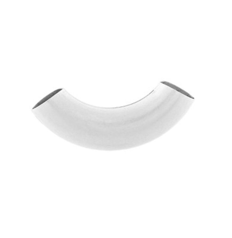 Curved Scarf Enhancer | Worn Silver