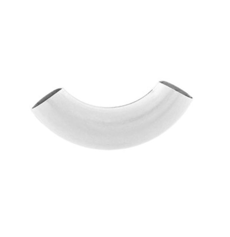 Curved Scarf Enhancer | Worn Silver