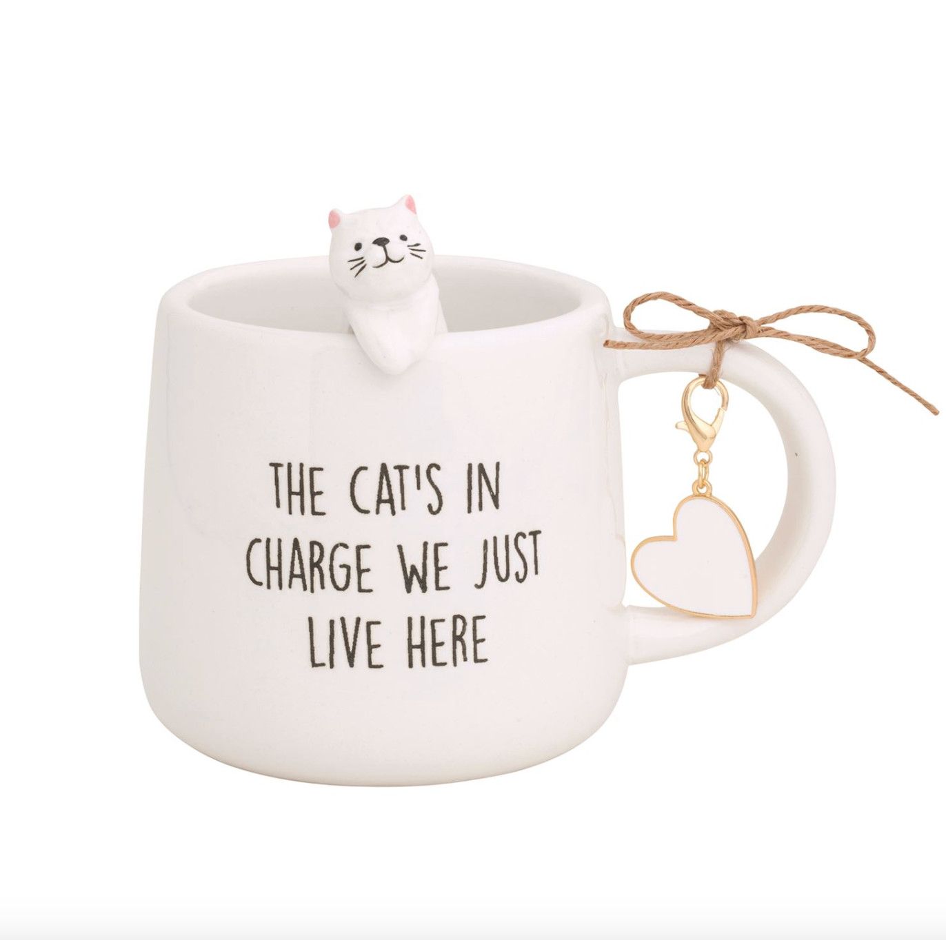 Cat In Charge Figure Mug