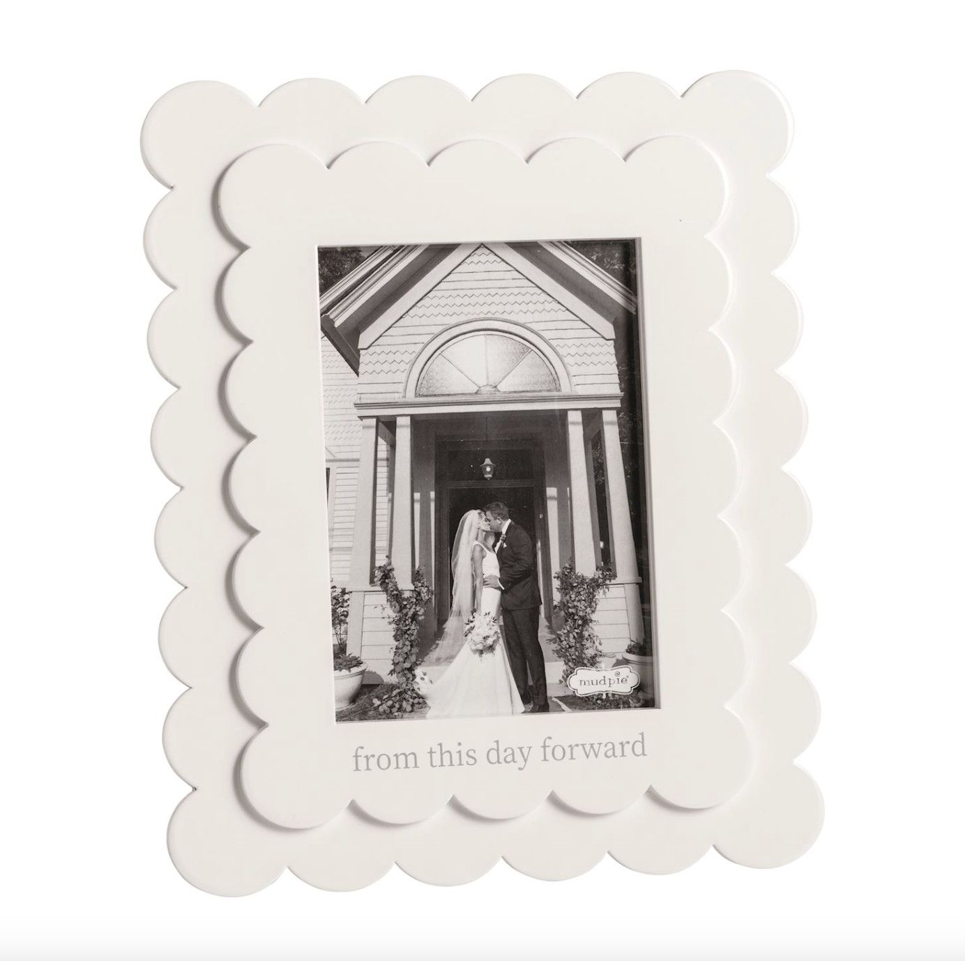 5x7 This Day Forward Scallop Frame