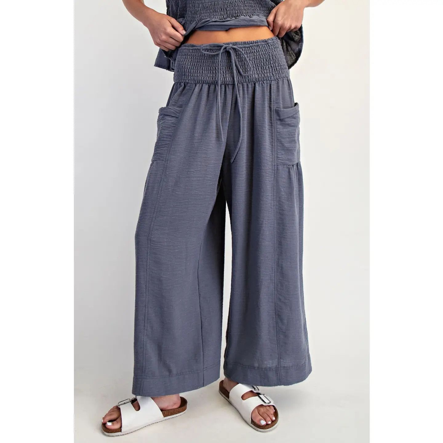 The Wyatt Wide Leg Cropped Pants, Size: S