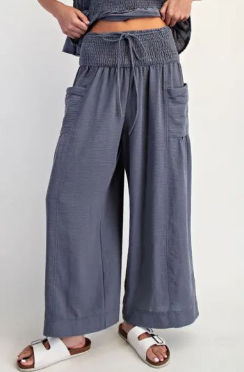 The Wyatt Wide Leg Cropped Pants