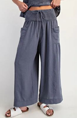 The Wyatt Wide Leg Cropped Pants