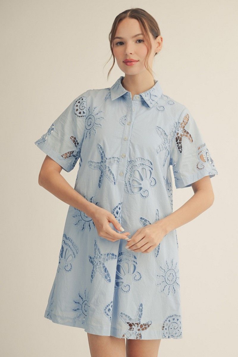 The Eyelet Summer Dress, Size: S