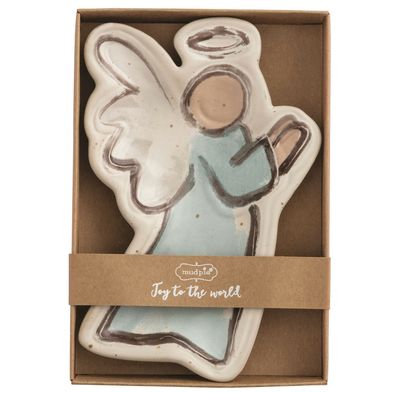 Sideways Angel with Tidbit Dish