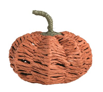 Dark Orange Woven Pumpkin