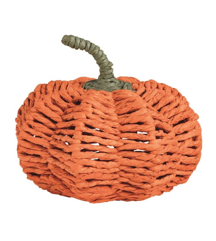 Orange Woven Pumpkin