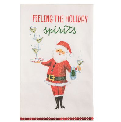 Feeling The Holiday Bar Towel