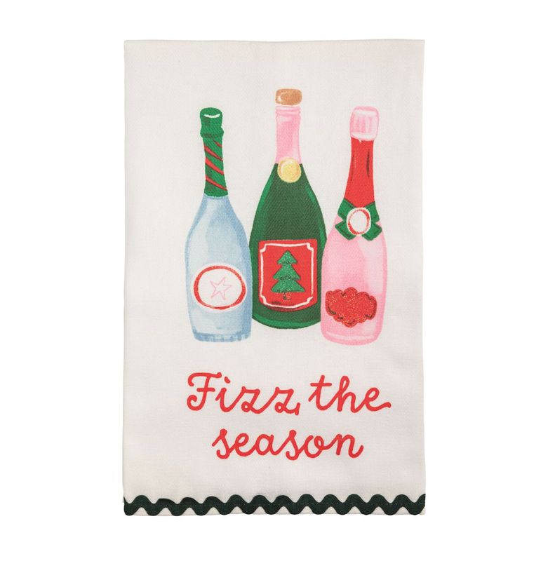 Fizz Season Holiday Bar Towel