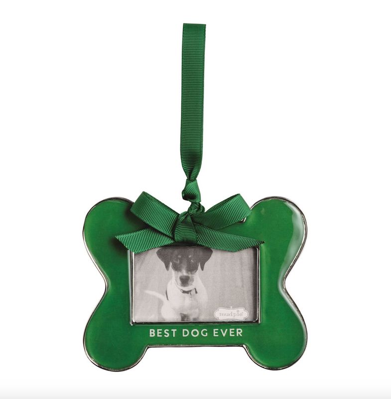 Best Dog Ever Frame Ornament
