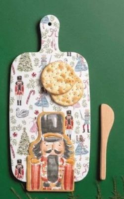 Christmas Melamine Board Set | Nutcracker Napkin
