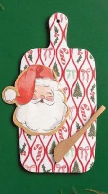 Christmas Melamine Board Set | Santa Napkin