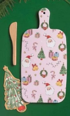Christmas Melamine Board Set | Tree Napkin