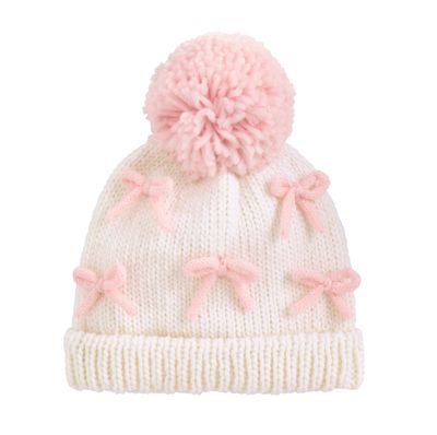 Chunky Knit Hat | Bow Girl