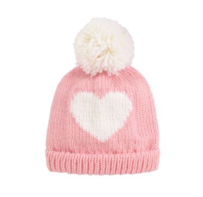 Chunky Knit Hat | Heart Girl