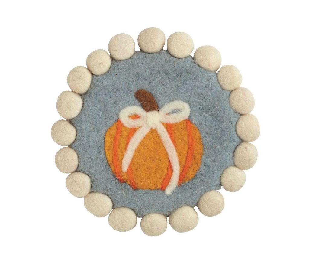 Felted Wool Trivet | One Pumpkin