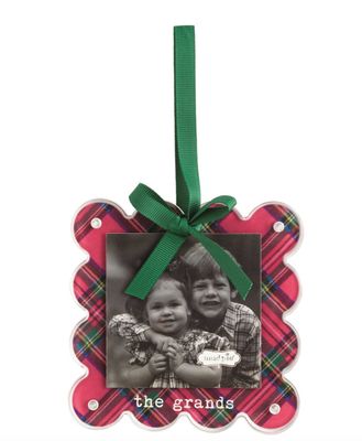Tartan Photo Ornament | The Grands