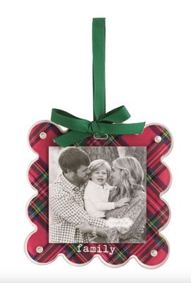 Tartan Photo Ornament | Family
