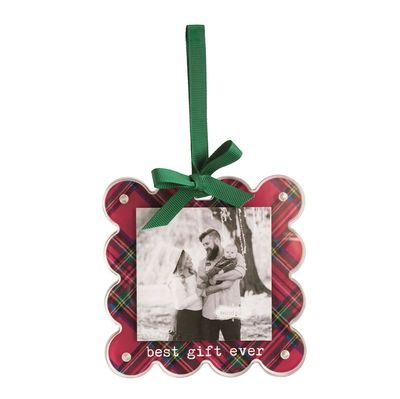 Tartan Photo Ornament | Best Gift