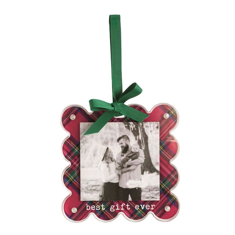 Tartan Photo Ornament | Best Gift