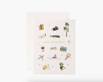 Rifle Paper Happy Retirement Card