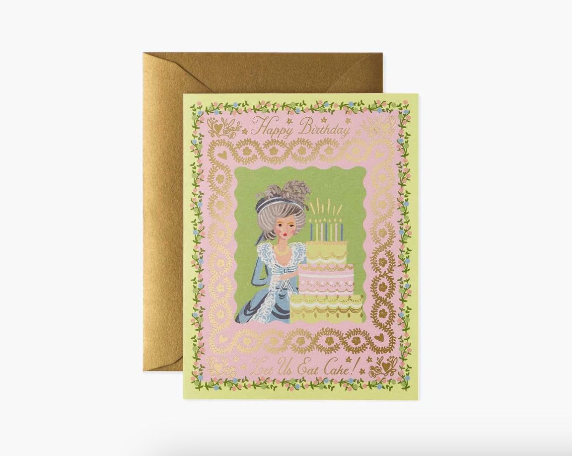 Rifle Paper Let us Eat Cake Birthday Card