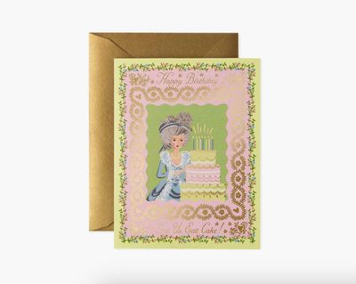 Rifle Paper Let us Eat Cake Birthday Card