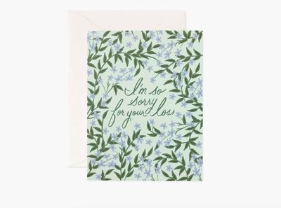 Rifle Paper Laurel Sympathy Card