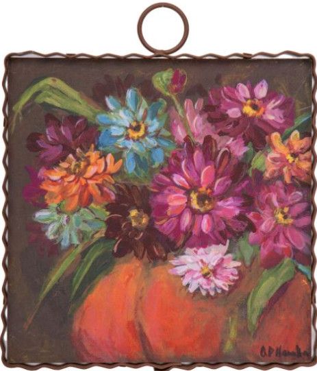 Round Top© Attachment | Mini Hamilton Zinnia's Ina Pumpkin