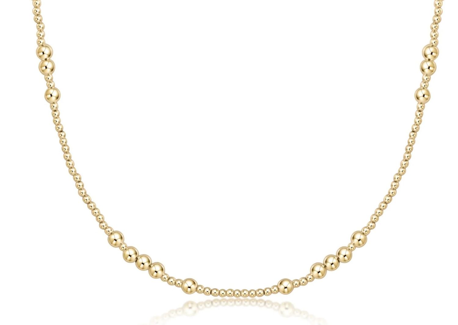 Enewton 15" Choker Beaded Hope Unwritten Gold 3mm
