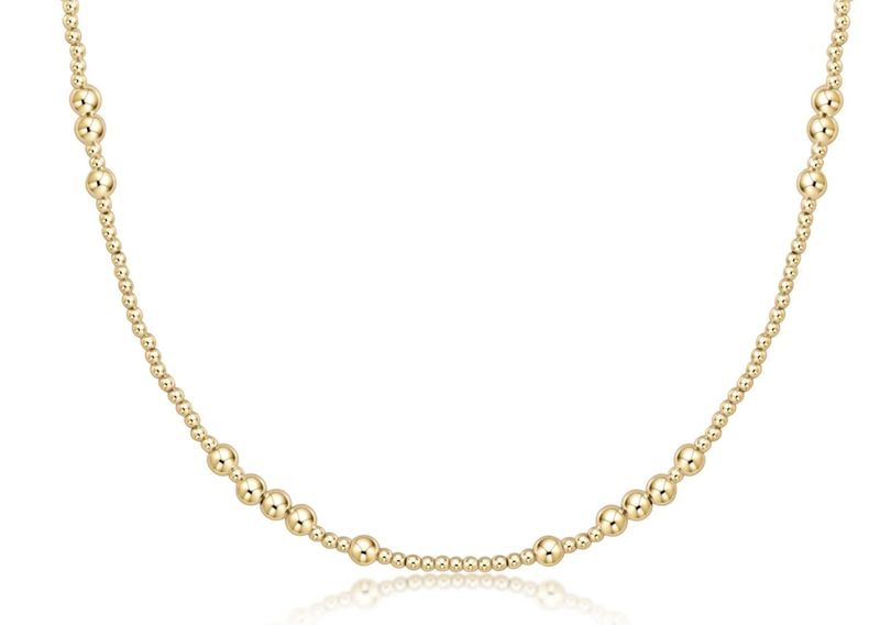 Enewton 15" Choker Beaded Hope Unwritten Gold 3mm