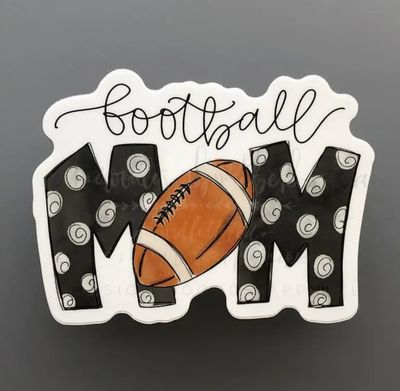 Football Mom Sticker
