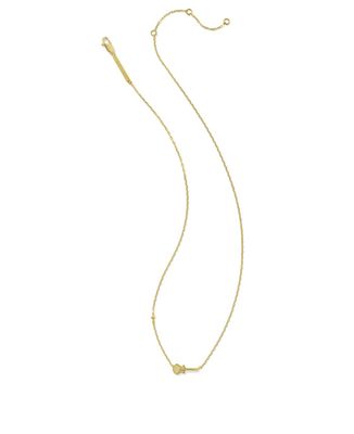 Inline Guitar Pendant Necklace in 18k Gold Vermeil