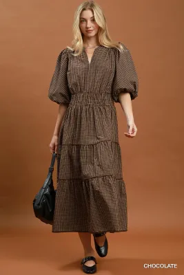The Trinity Tiered Midi Dress