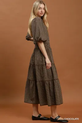 The Trinity Tiered Midi Dress